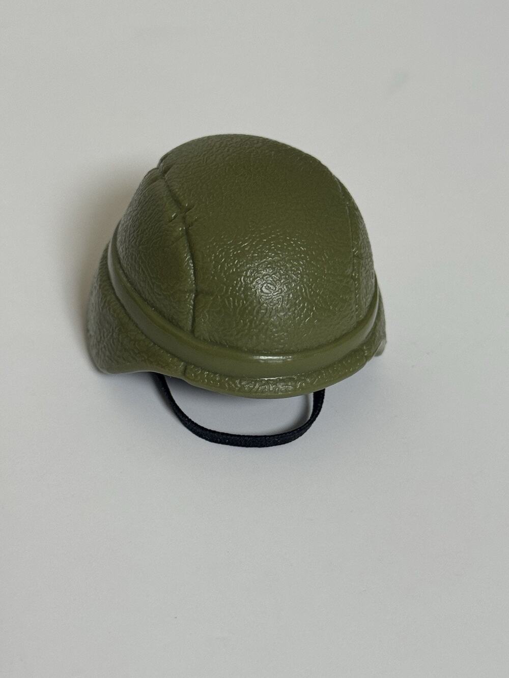 GI Joe Helmet for 12" Action Figure Chin Strap 1:6 Scale Olive Drab Green